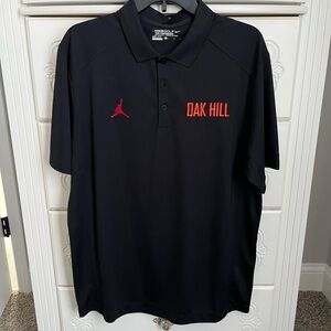Oak Hill Academy Jordan Brand Nike Black Large Polo